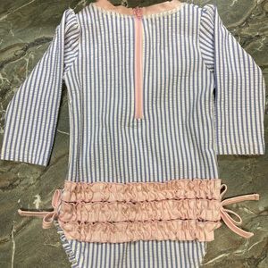 Ruffle Butte swim suit 6-12M